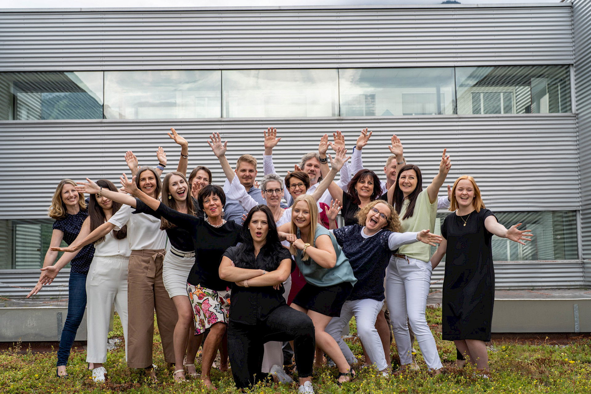 Motiviertes Steuerteam der Fidas Innsbruck